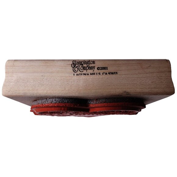 Forget Me Not Heart Rubber Stamp By Stampington & Company - Picture 5 of 5